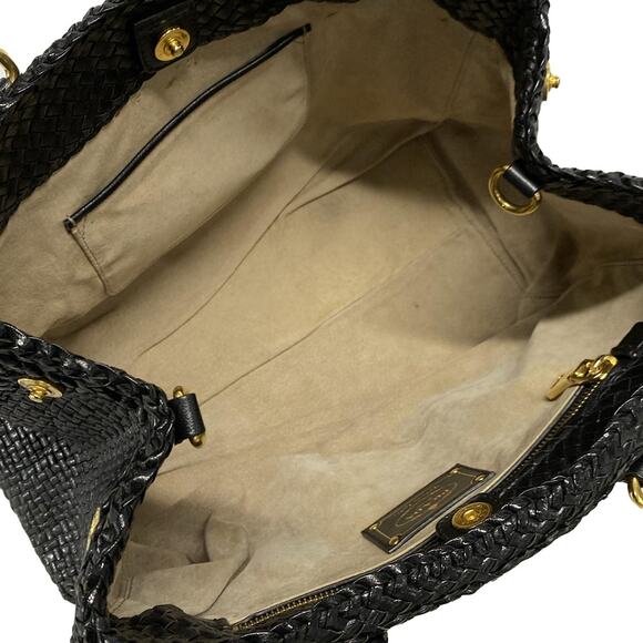 PRADA Triangle Logo Tote Bag - Picture 10 of 16